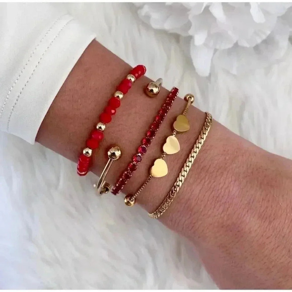 RETAIL $40 Kinsley Armelle Diva Collection Tessa Bracelet*VELVET pouch - Picture 2 of 3